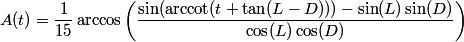 Asr Formula